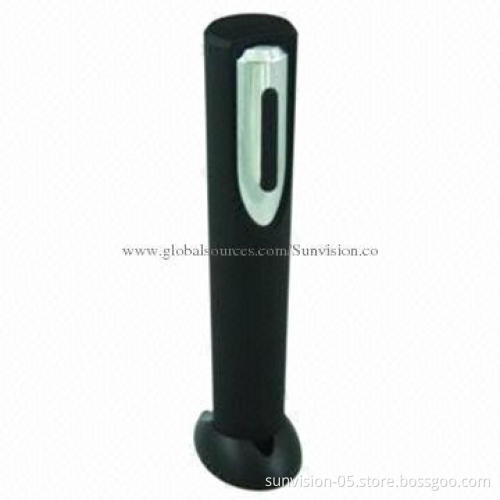 Battery Operated Wine Opener, Silver and Black Colors Available